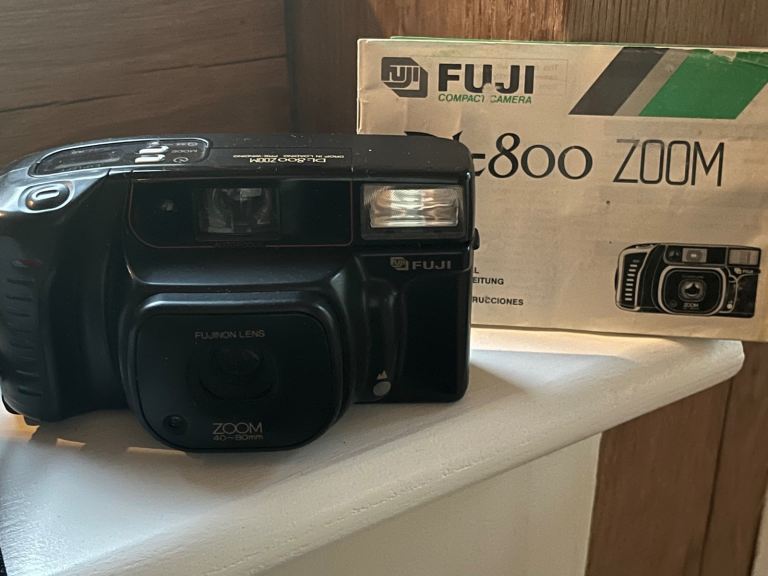 Fujifilm DL-800 Zoom 35mm Film Camera (Zoom Cardia / Discovery 800) – Vintage