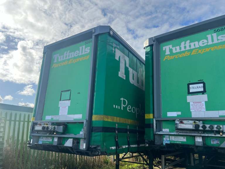 2016 CARTWRIGHT TANDEM CURTAINSIDER ideal storage 