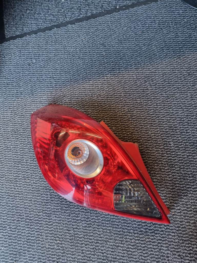 Vauxhall Corsa D Rear Tail light lamp Back Left Passenger side NSR
