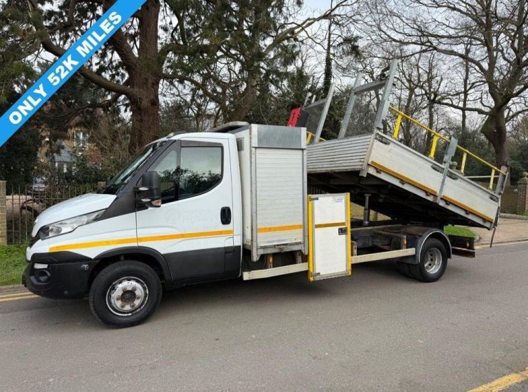 2017 67 IVECO DAILY 70C18 AUTOMATIC 3.0TDI LWB TIPPER WITH STORAGE TOOL BOX DIES