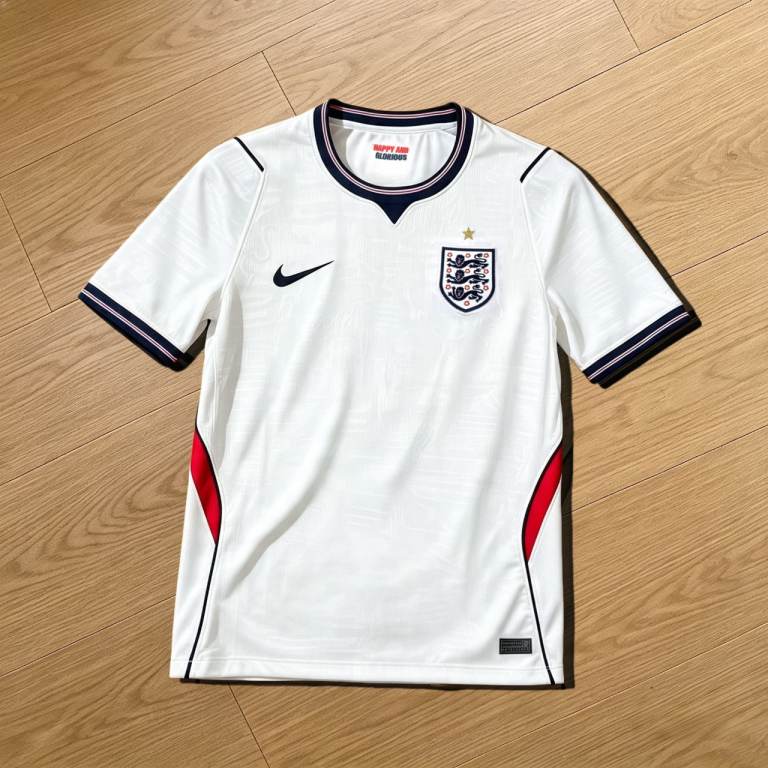 England 2026 Home Shirt - White (Size M) - World Cup Edition