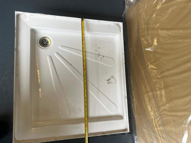 Campervan shower tray