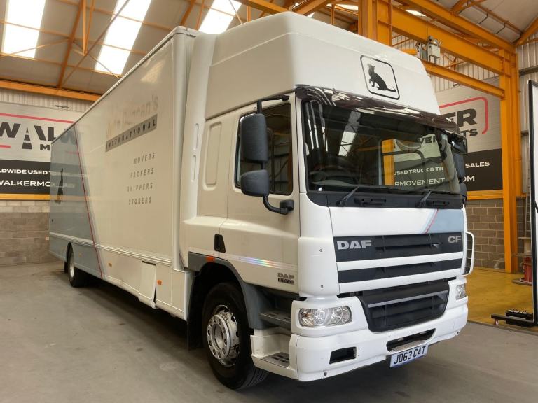 DAF CF65 220 18 TONNE REMOVAL/BOX TRUCK - 2013 - JD63 CAT