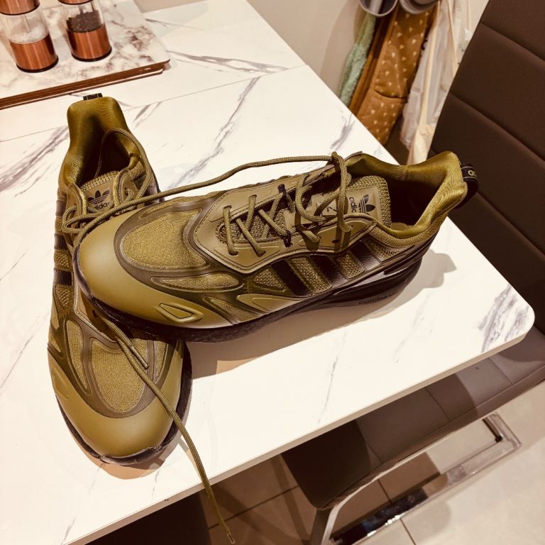 Adidas ZX trainers green 