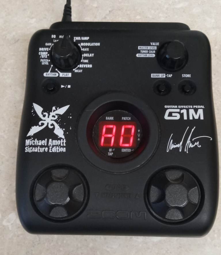 Zoom G1M Michael Amott multi effects pedal