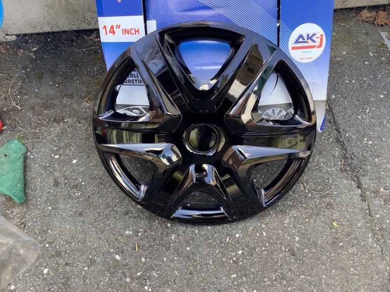 New Black 14inch Wheel Trims