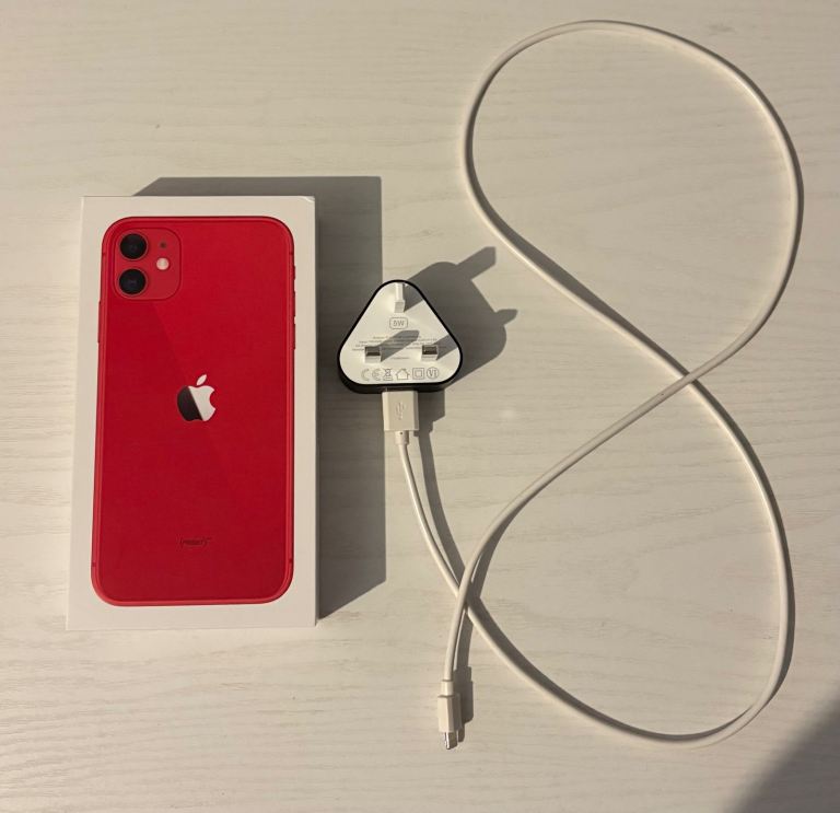 iPhone 11 - 64GB - Fully Working - Unlocked - colour red 