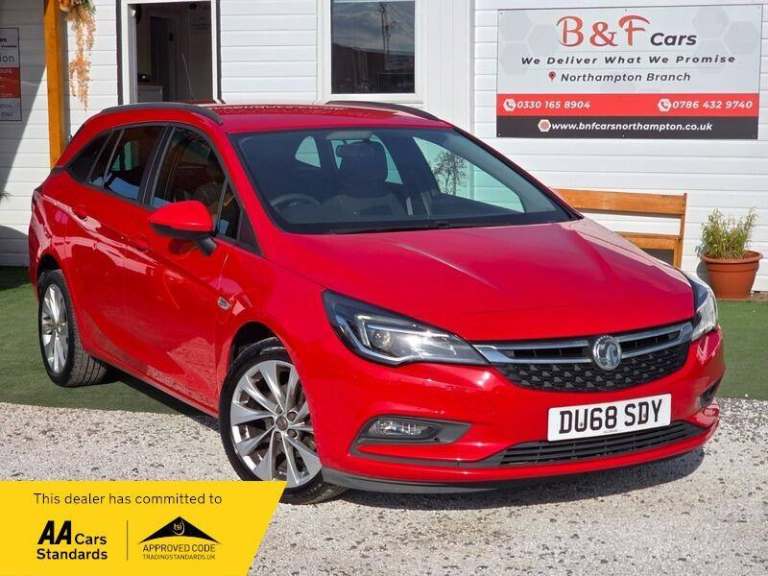 2018 Vauxhall Astra 1.0i Turbo ecoTEC Design Sports Tourer Euro 6 (s/s) 5dr ESTATE Petrol Manual