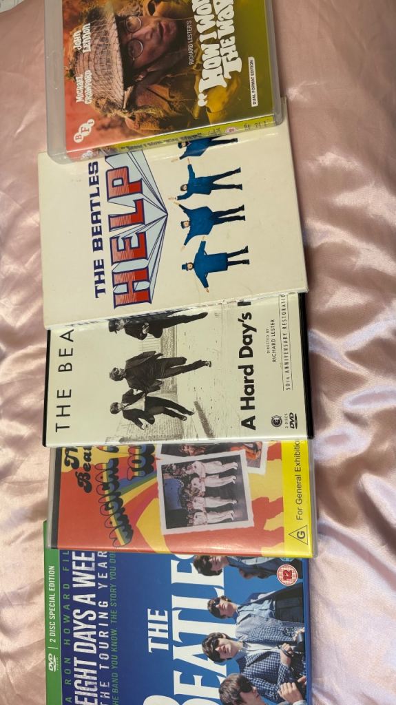 The Beatles DVD job lot
