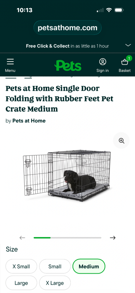 Dog crate 