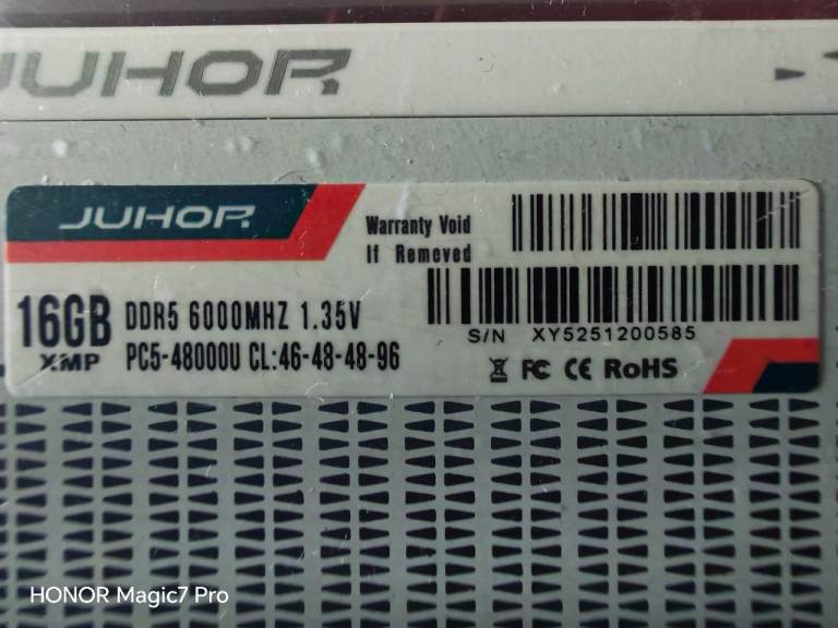 16gb DDR5 RAM 6000mhz
