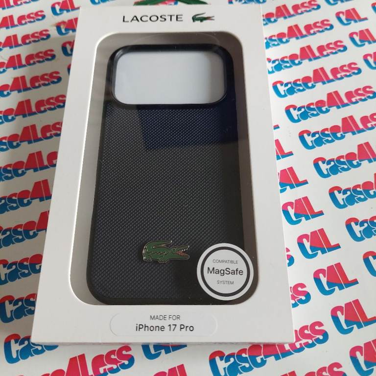 New Lacoste MagSafe Case for iPhone 17 Pro - Grey