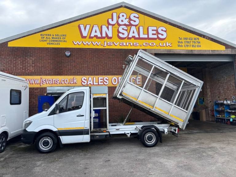 2017 67 MERCEDES-BENZ SPRINTER 2.1 314 CDI TIPPER CAGED ALLOY X12 IN STOCK &amp;POUN