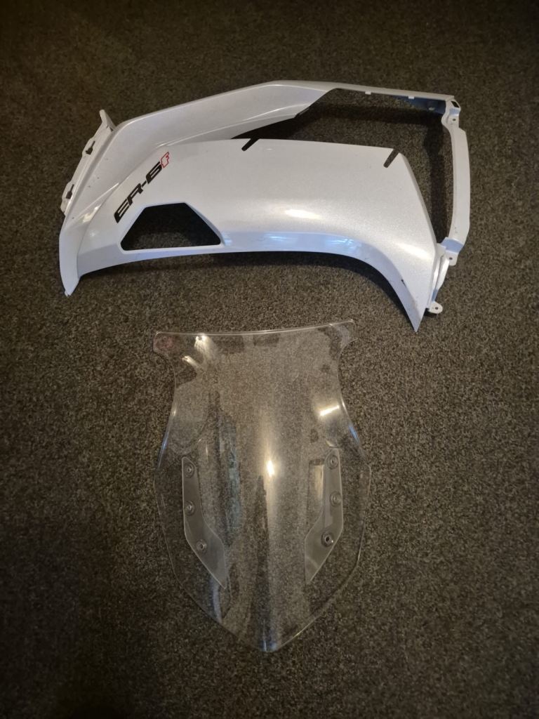 Er6f double bubble screen and brand new fairing 