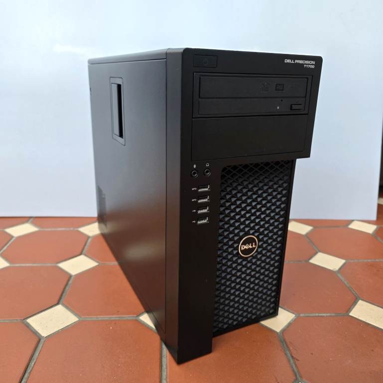 Dell Precision i7 4790 16GB RAM 256GB SSD + 500GB SSHD AMD GPU Desktop PC Workstation Gaming