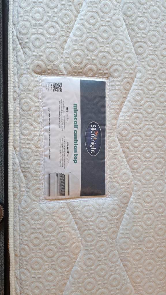 Small double bed and mattress - very good condition