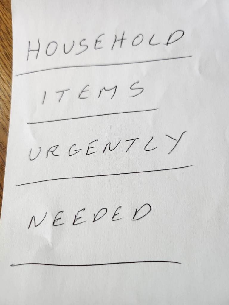 Household items wanted