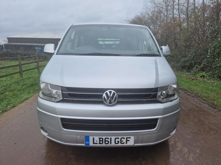 2012 Volkswagen CARAVELLE TDI Silver 7 Seat Minibus  Drives Perfect  Bike Rack