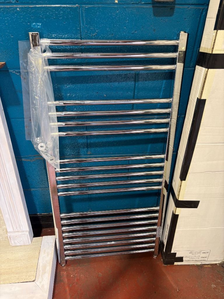 Free collection chrome towel rail good condition 