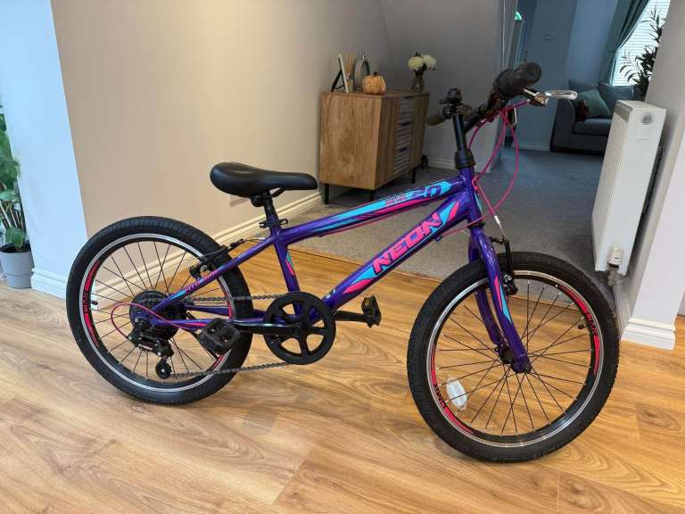 Girls Diva Neon Bike