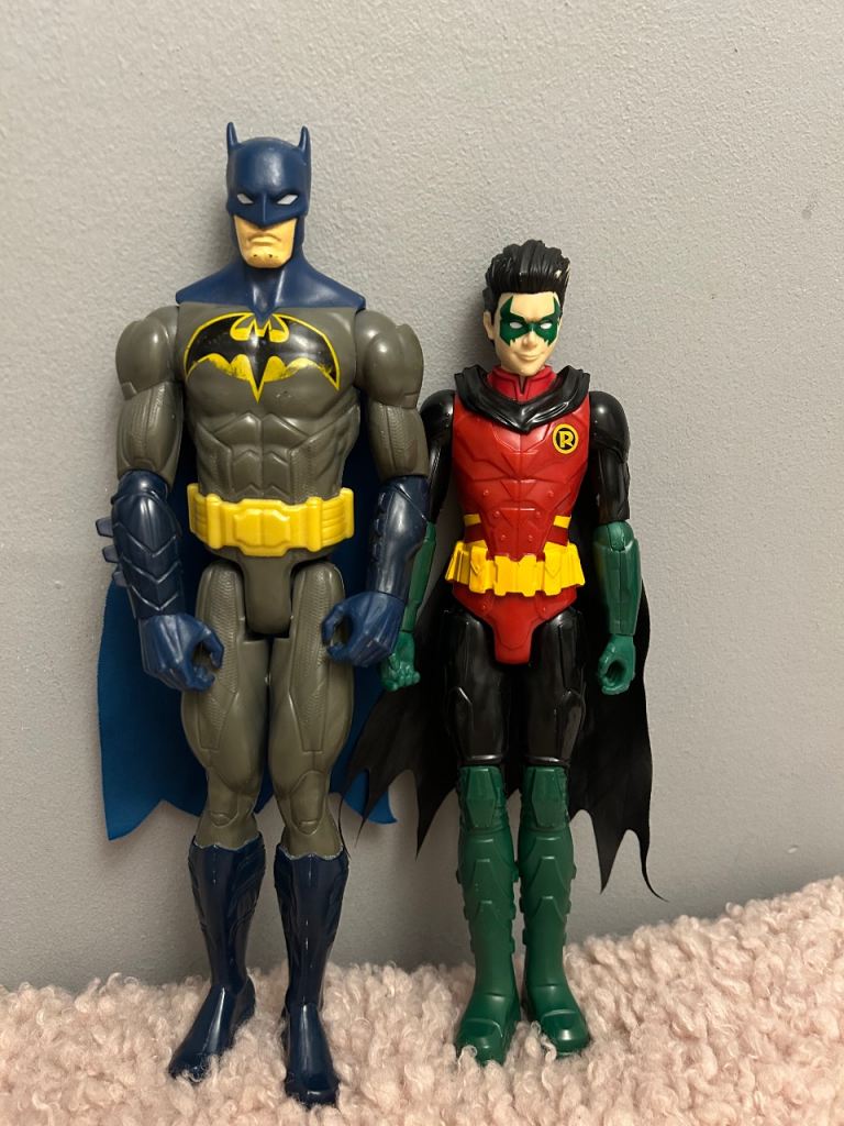 Marvel Batman and Robin figures