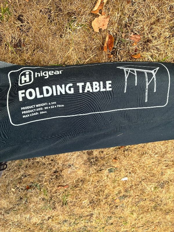 Hi-Gear Folding Camping Table – As Good As New