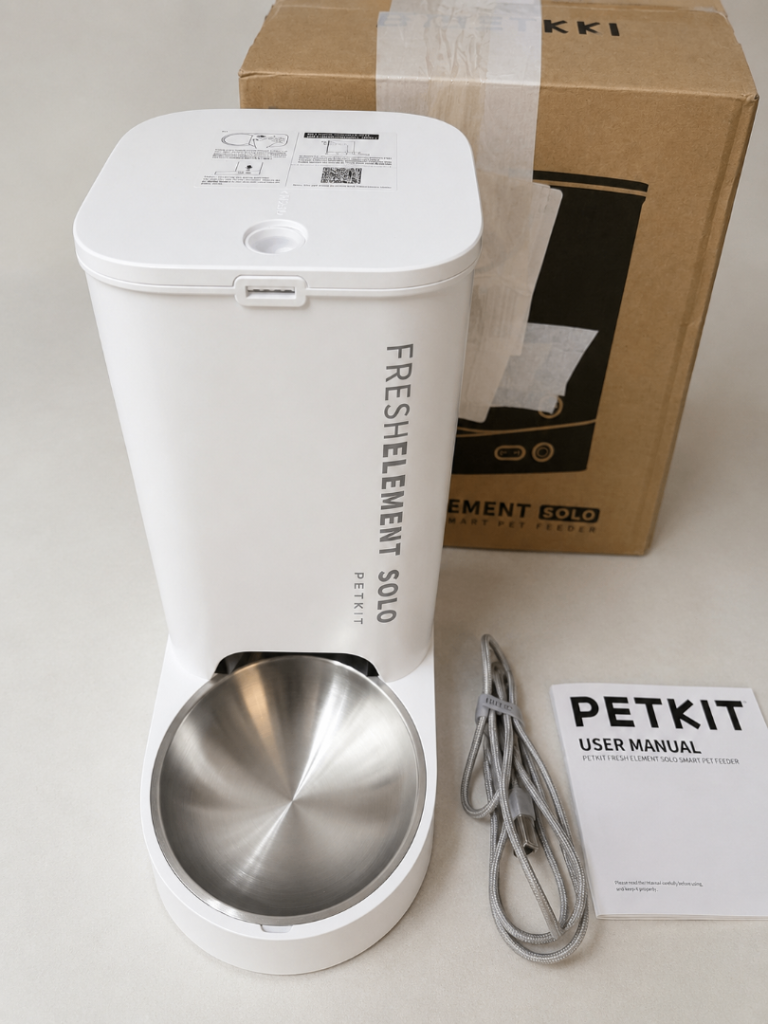 PETKIT Fresh Element Solo Smart Feeder with Stainless Bowl