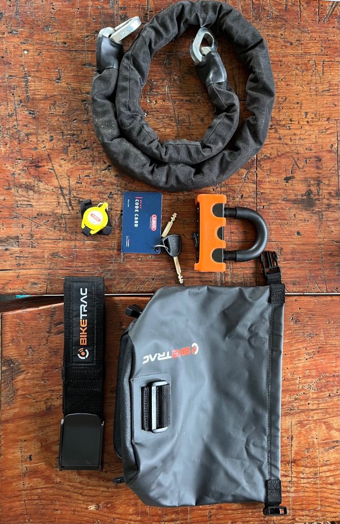 Bike Trac Motorbike Lock with ABUS Disc Lock