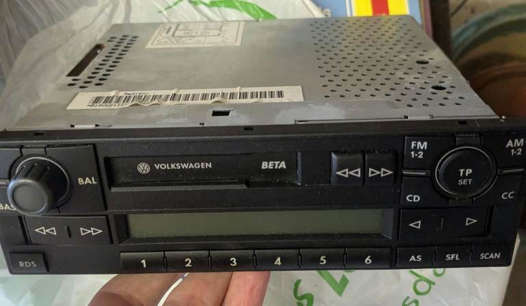 Volkswagen Beta Car Radio  – Good Condition
