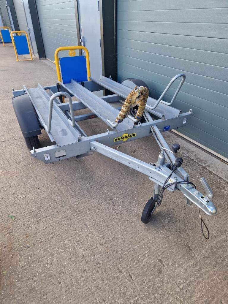 Humbaur 3 motorbike trailer