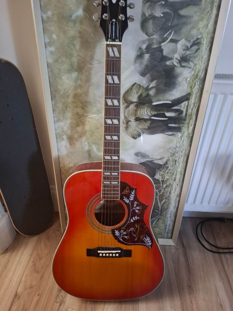 Epiphone Acoustic Guitar – Sunburst Finish, 