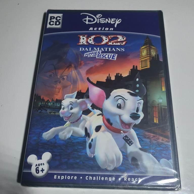 New Sealed  Disney's 102 Dalmatians: Puppies to the Rescue - PC CD-ROM  c7