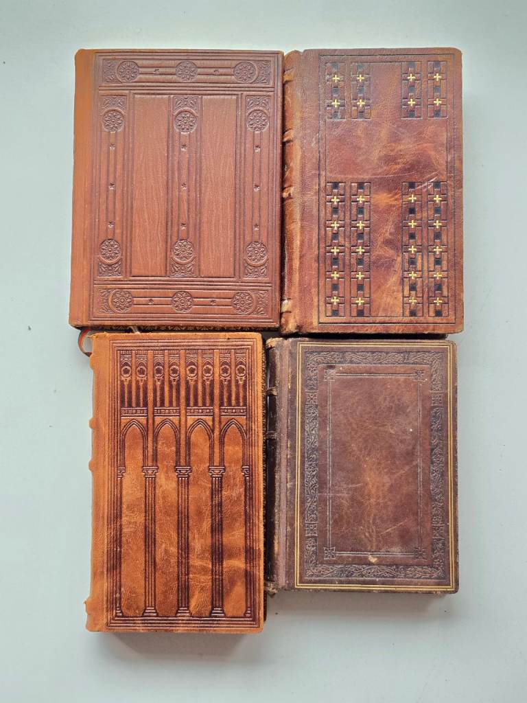 Lot Collection 1900s Antique French Missel & Prayer Catholic Religious Book