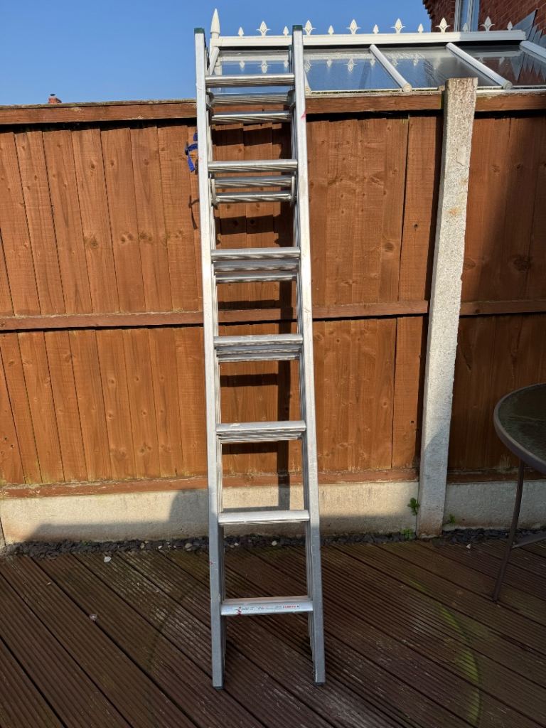 ABRU Compact Aluminium Extension Ladder 4.73m (15' 6")