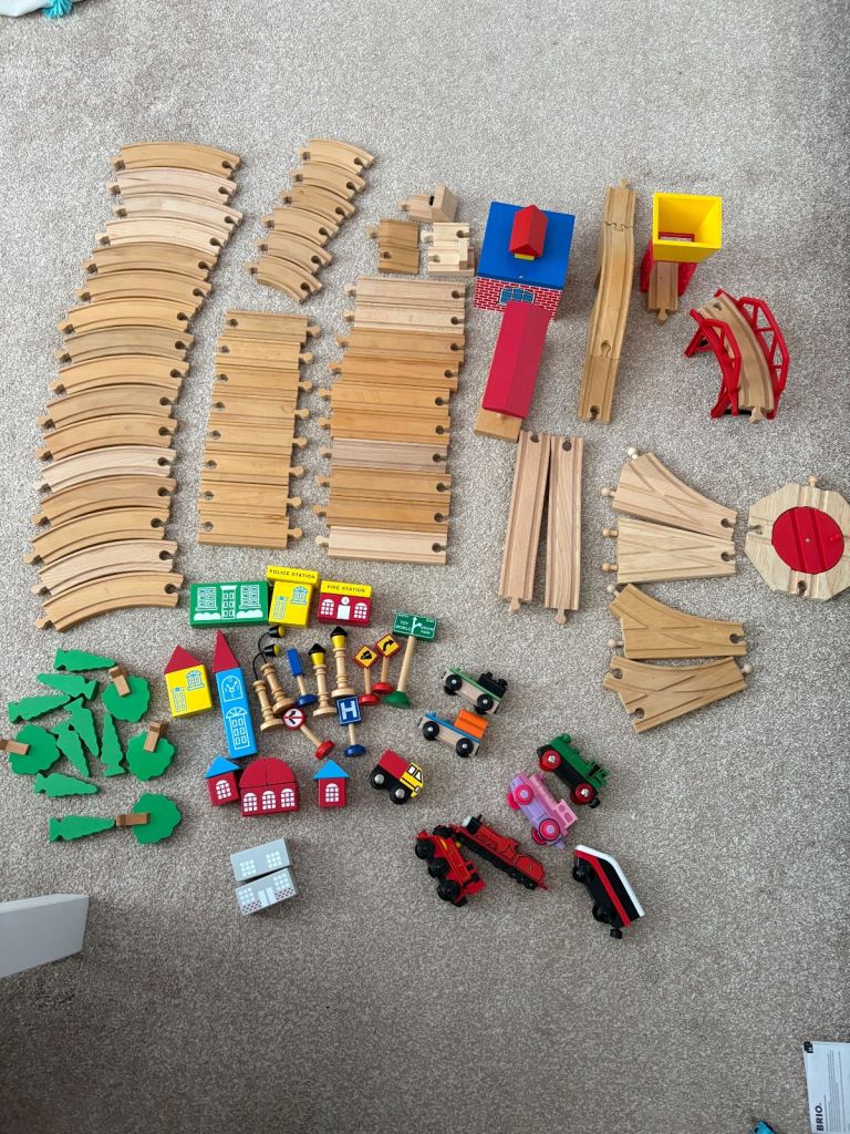 Wooden Train Set