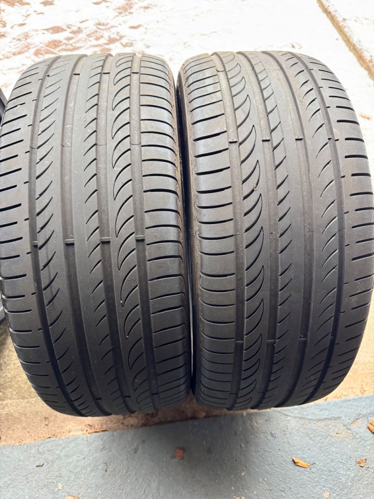 2 x Pirelli Powergy 255/45/19 tyres