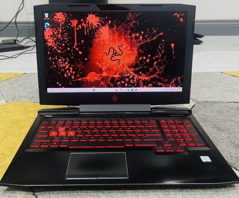 Gaming HP Omen ,15.6" Laptop, Core i7-7700HQ, 16GB Ram,128GB SSD+1TB HDD