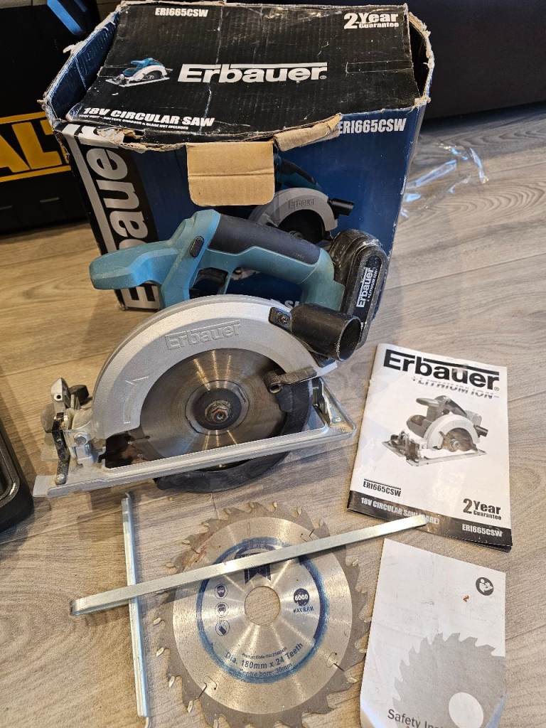 Erbauer 18v Cordless Circular Saw