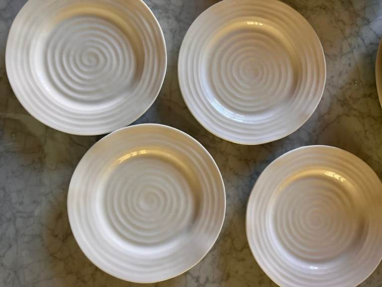 Sophie Conran for Portmeirion Porcelain White Dinner Set 12 pieces