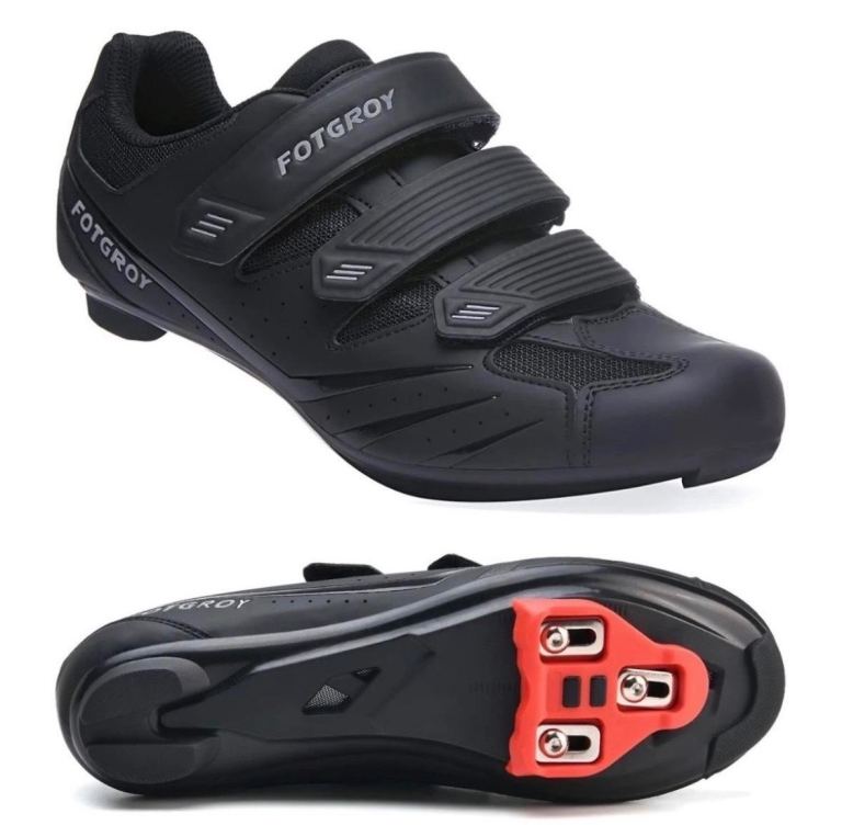 Unisex Cycling Shoes – Compatible with Peloton, SPD, ARC, Look Delta Cleats Size 5