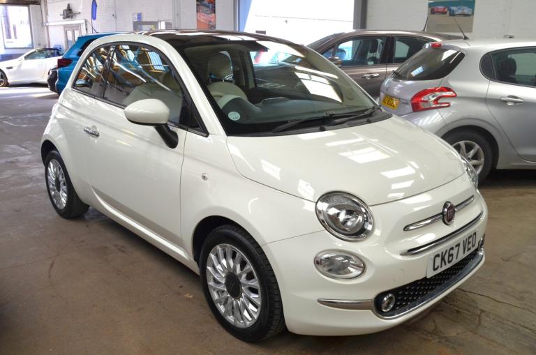 2017 Fiat 500 1.2 Lounge 3dr HATCHBACK Petrol Manual