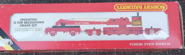 Hornby R.739 Operating Breakdown Crane Set – Good Condition