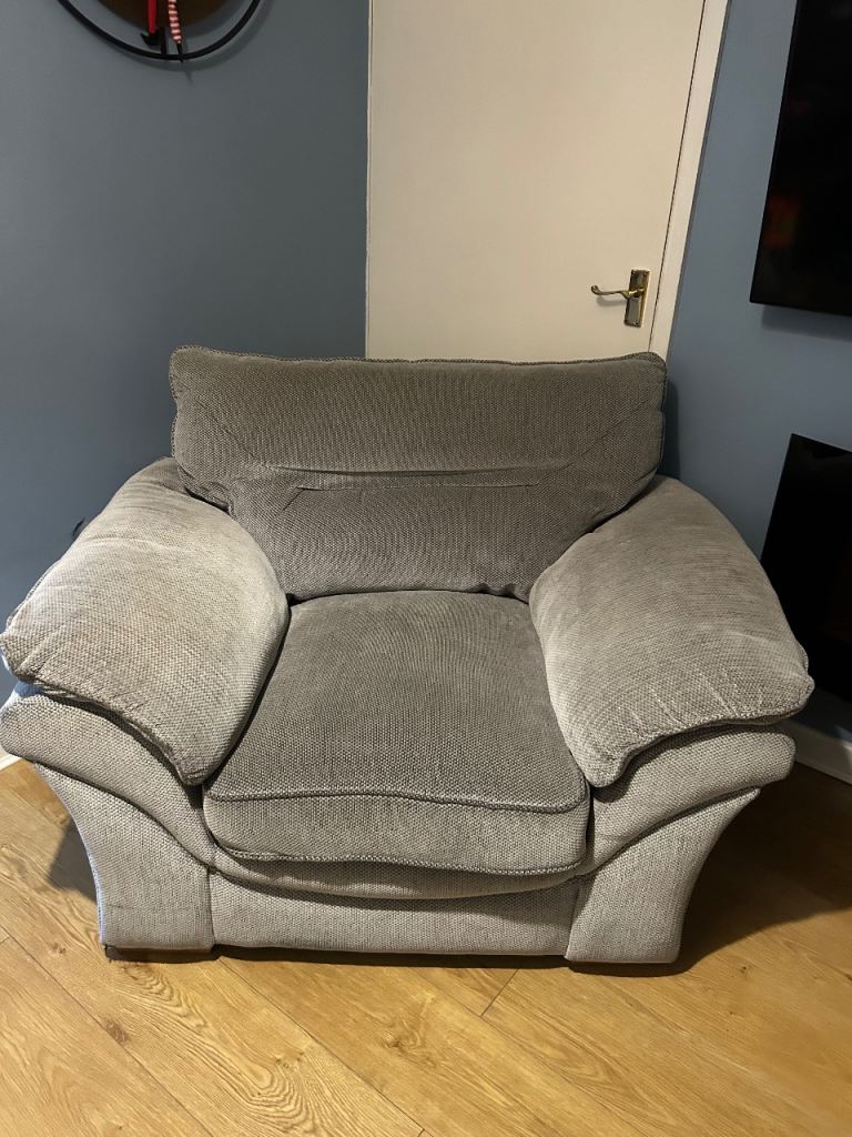 Grey armchair