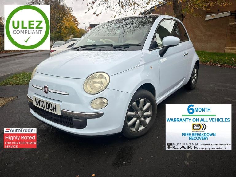  Fiat 500 1.2 Pop Hatchback 3dr Petrol Auto Euro 4 (69 bhp) Petrol Automatic