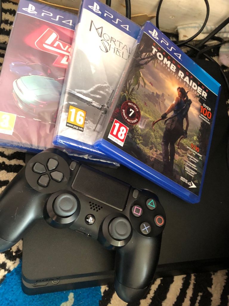 image for Play station 4 with 3 games 