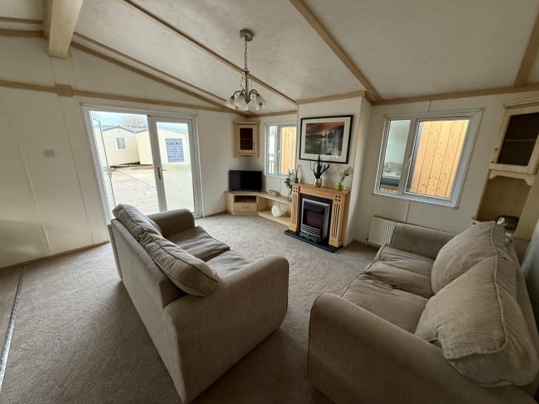 2 Bed Twin Lodge - DG, CH. French Doors, Wood Clad - Offsite Sale / Own Land