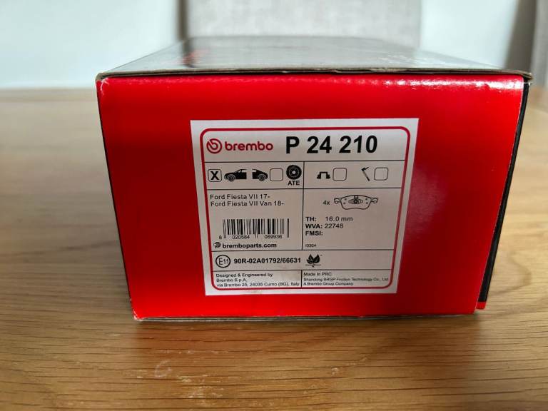 Brembo Brake Pads for Ford Fiesta VII