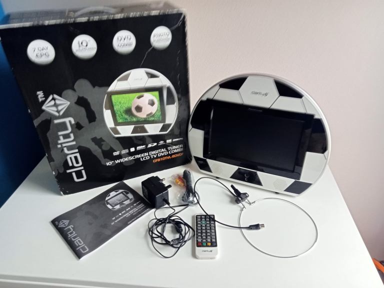 Football design 10” LCD TV/DVD Combi