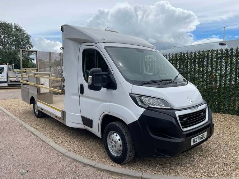 2022 Peugeot Boxer 335 2.2 BlueHDi L3 LWB LOW & GO TAIL RAMP - TM SPEC / PLANT TRUCK Dropside Die...