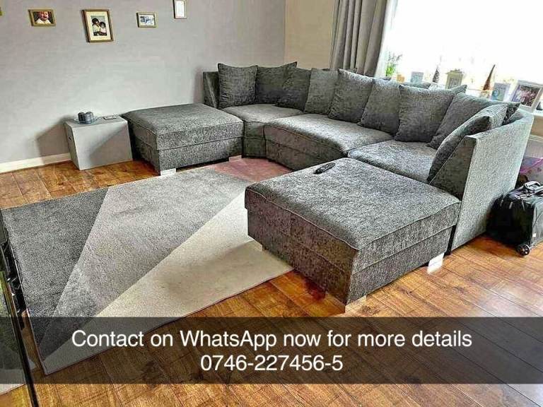 Sale on Brand New Luxury Corner Sofas – U‑Shape Sofa in Multiple Colours